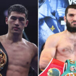 Dmitry Bivol expects Artur Beterbiev to be his toughest fight when they clash for the undisputed light heavyweight championship later this year Photo Credit: Mark Robinson/Matchroom Boxing/Mikey Williams/Top Rank