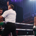 Clarke stopped former European champion, McCarthy in four rounds Photo Credit: Mark Robinson/Matchroom Boxing