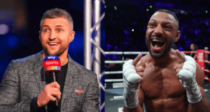 Carl Froch isn't sold on the idea of a Kell Brook comeback. (Dave Thompson, Matchroom + Lawrence Lustig, Boxxer)
