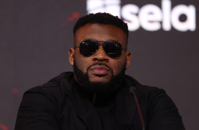 Jarrell Miller has broken his silence after being arrested for carjacking Photo Credit: Mark Robinson/Matchroom Boxing