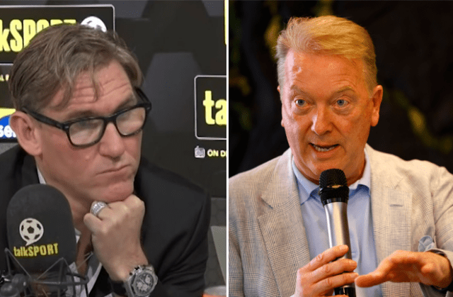 Jordan and Warren got into a heated exchange on Talksport this week