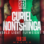 Curiel will have to topple Nontshinga once again to retain his world title. (Matchroom Boxing)