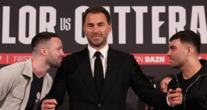 Eddie Hearn says Josh Taylor and Jack Catterall's careers are on the line when they rematch on April 27 Photo Credit: Mark Robinson/Matchroom Boxing