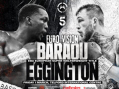 The European super welterweight title is up for grabs in Telford this Friday night between Abass Baraou and Sam Eggington (Wasserman)