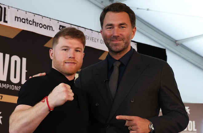Canelo could return to Hearn's Matchroom Boxing Photo Credit: Ed Mulholland/Matchroom
