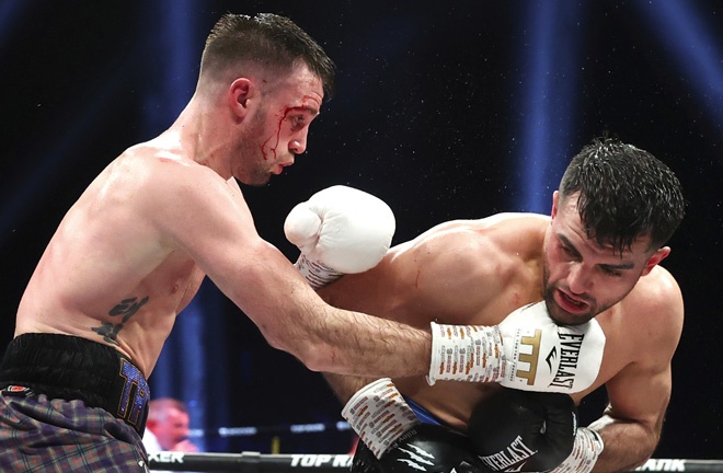 Taylor beat Catterall with a controversial split decision in February 2022 Photo Credit: Mikey Williams / Top Rank via Getty Images