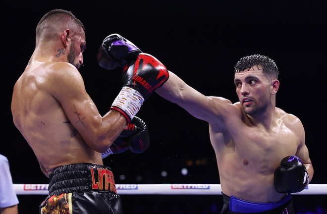 Catterall overcame Linares in October Photo Credit: Mark Robinson/Matchroom Boxing