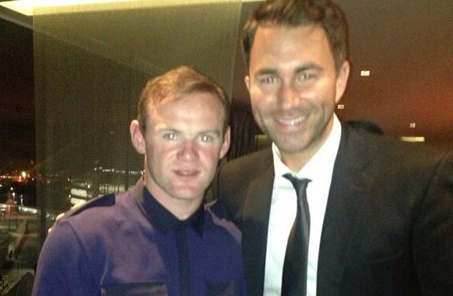 Hearn revealed he has had conversations with Rooney about a boxing deal in the past (Twitter)