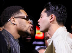 The feud between Haney and Garcia rumbles on Photo Credit: Golden Boy / Cris Esqueda