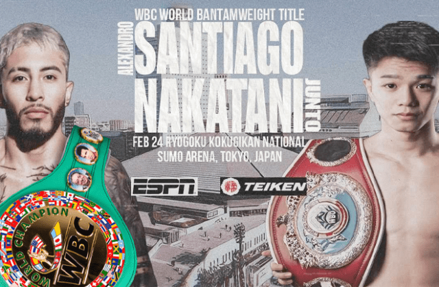 Santiago vs Nakatani tops a stacked card in Tokyo (Teiken)