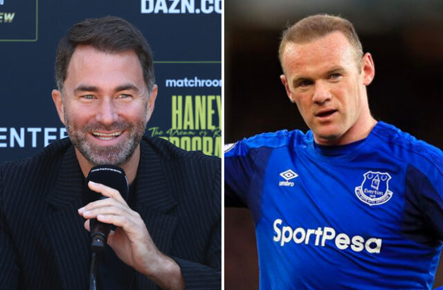 Eddie Hearn says Wayne Rooney has previously reached out to him to fight Photo Credit: Ed Mulholland/Matchroom/PA