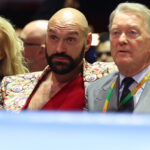 Fury was in attendance to watch Joshua’s win over Ngannou Photo Credit: Mark Robinson/Matchroom Boxing