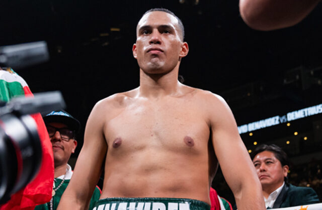 Fans may be disappointed with Benavidez's next opponent. Photo: Ryan Hafey/Premier Boxing Champions