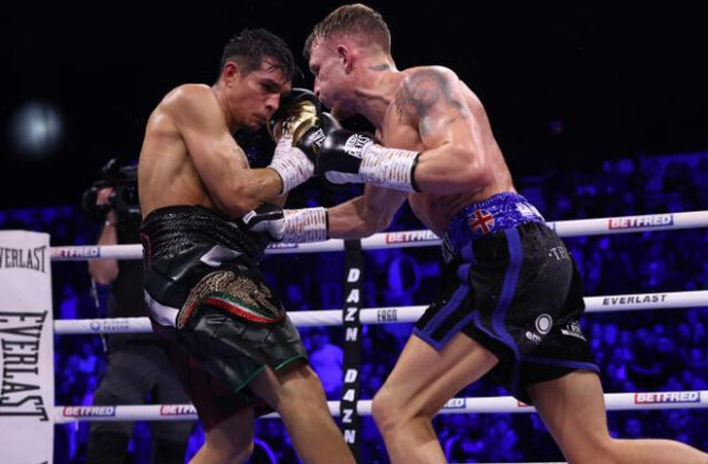 Dalton Smith scores career-best win, knocks out Jose Zepeda in five and calls out Adam Azim. Photo Credit: Matchroom Boxing.