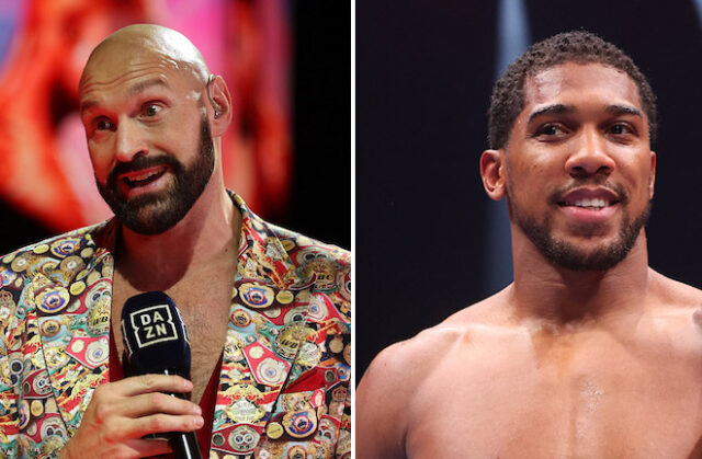 Fury was very candid about his encounter with Joshua in the gym. Photo: Mark Robinson/Matchroom Boxing