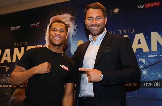 Hearn believes Haney filing a law suit is a good thing (Photo Credit: Ed Mulholland Matchroom)