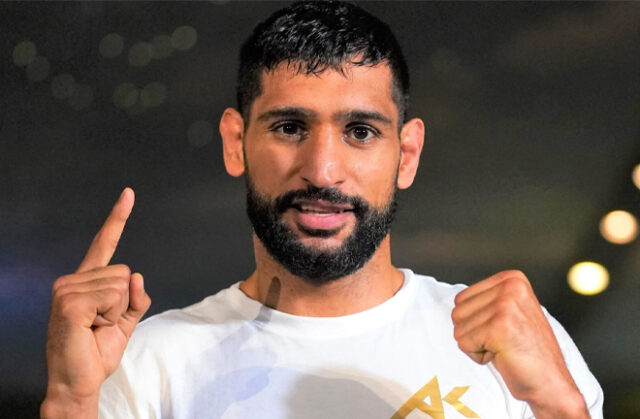 Khan says there is one name that could tempt him back into the ring (Photo Credit: Sky Sports)