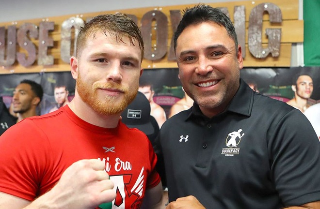 De La Hoya previously promoted Canelo Photo Source: Tom Hogan - Hogan Photos/Golden Boy Promotions