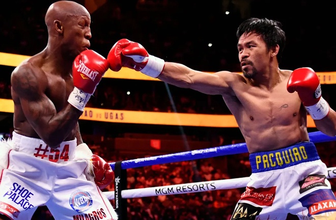 Pacquiao was defeated by Yordenis Ugas last time out. (Photo Credit: Patrick T Fallon, AFP)