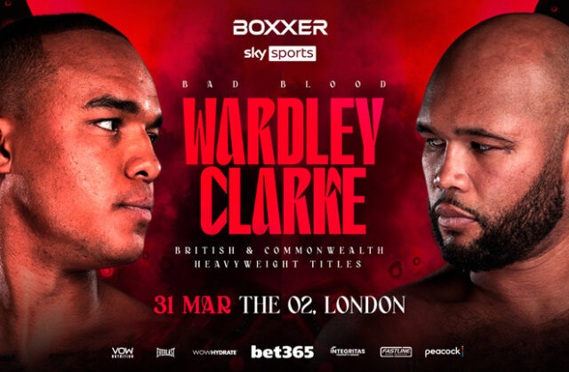 Fabio Wardley defends his British and Commonwealth heavyweight titles against Frazer Clarke at the O2 Arena on Sunday Photo Credit: BOXXER