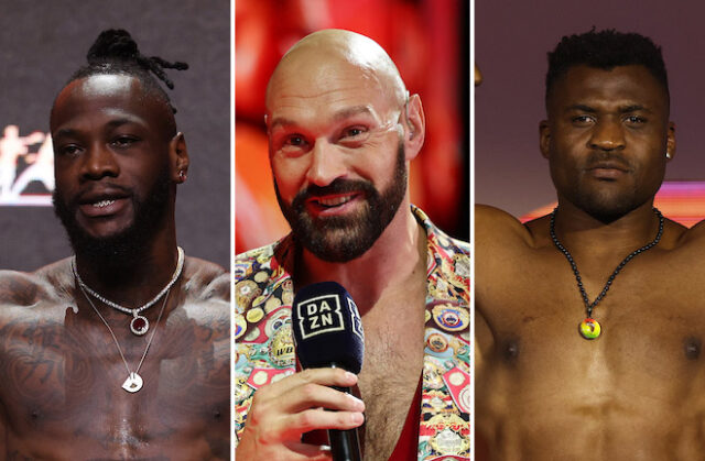 Tyson Fury has revealed that Deontay Wilder hit him harder than Francis Ngannou Photo Credit: Mark Robinson/Matchroom Boxing