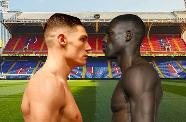 The rematch between Chris Billam-Smith and Riakporhe will take place at the home of Crystal Palace FC.
