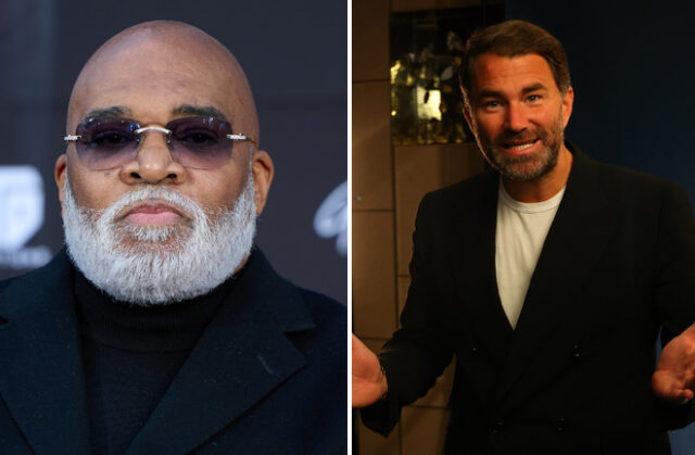 Leonard Ellerbe has given Eddie Hearn shock praise in recent days Photo Credit: Esther Lin/SHOWTIME/Ed Mulholland/Matchroom