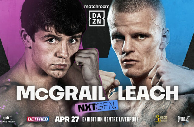 Peter McGrail meets Marc Leach in Liverpool this Saturday, live on DAZN Photo Credit: Matchroom Boxing