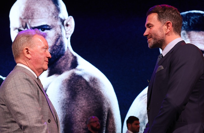 The rivalry between Hearn and Warren goes back years Photo Credit: Mark Robinson/Matchroom Boxing