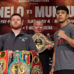 Canelo Alvarez defends his undisputed super middleweight crown against Jaime Munguia in Las Vegas on Saturday Photo Credit: Esther Lin/Premier Boxing Champions