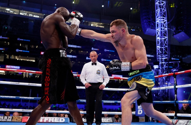 British fans know Berinchyk from his performance in London against Mendy (photo: Reuters)