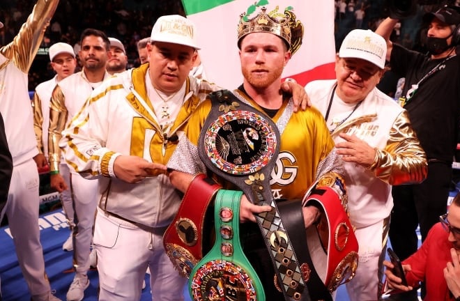 Canelo overtook Munguia to retain the undisputed crown (photo: Esther Lin, Showtime)