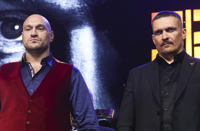 Tyson Fury believes determination is the deciding factor in his fight with Oleksandr Usyk.  Photo: Top Rank