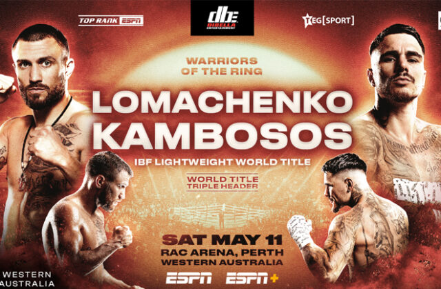 Lomachenko and Kambosos win light gold in Perth (top position)