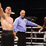 Billam-Smith retained his WBO world title against Riakporhe (Photo Credit: Lawrence Lustig, Boxxer)