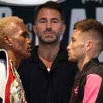 Matias and Paro face-to-face at Thursday’s press conference Photo Credit: Melina Pizano/Matchroom