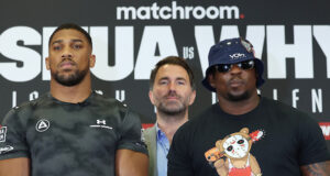 Dillian Whyte says Anthony Joshua could be in for a long night against Daniel Dubois on September 21 Photo Credit: Mark Robinson/Matchroom Boxing