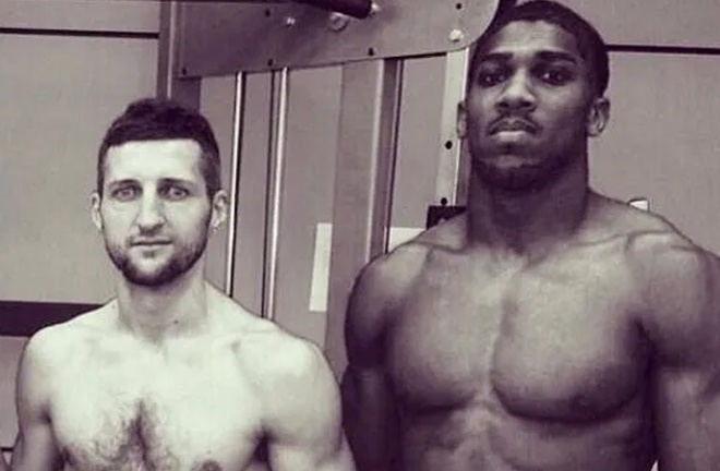 Froch and Joshua were on good terms