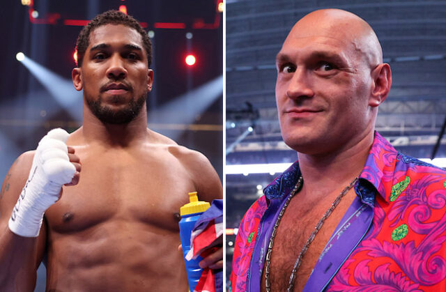 Anthony Joshua says he would be willing to star in a Netflix series like Tyson Fury did Photo: Mark Robinson/Ed Mulholland/Matchroom