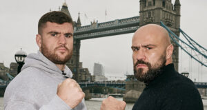 Johnny Fisher faces Alen Babic in a heavyweight showdown at the Copper Box Arena on Saturday, live on DAZN Photo Credit: Mark Robinson/Matchroom Boxing