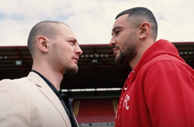 Chelli defends his Lord Lonsdale title against Simpson (Photo Credit: Sky Sports)