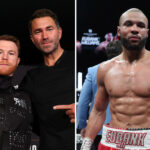 Eddie Hearn does not think Chris Eubank Jr will feel confident of beating Canelo Alvarez should he secure a September showdown with the Mexican Photo Credit: Ed Mulholland/Matchroom/Lawrence Lustig/BOXXER