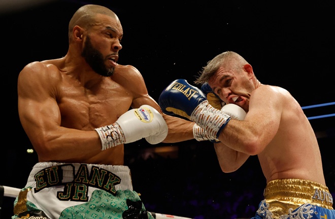 Eubank Jr stopped Smith in September Photo: Lawrence Lustig/BOXXER