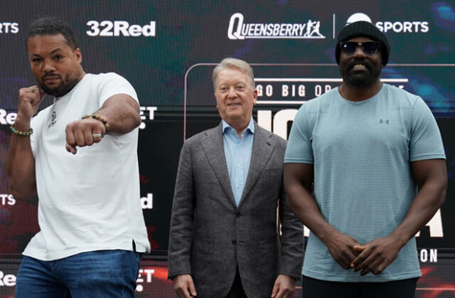 Joe Joyce faces Derek Chisora at the O2 Arena on Saturday, live on TNT Sports Photo Credit: Stephen Dunkley/Queensberry Promotions