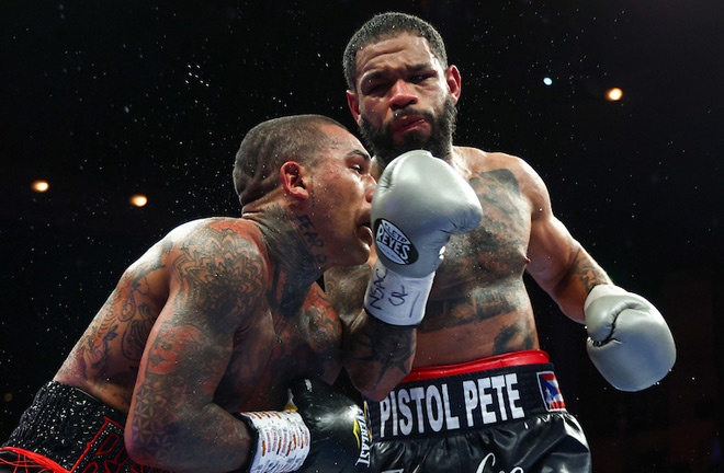 Dobson put Benn through his paces, despite losing in February. Photo: Ed Mulholland/Matchroom