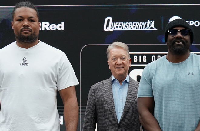 Chisora ​​will face Joyce at the O2 Arena on Saturday Photo: Stephen Dunkley/Queensberry Promotions