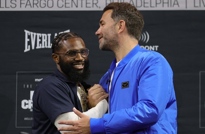 Hearn believes Ennis will give Crawford his toughest fight Photo Credit: Andrew Maclean/Matchroom