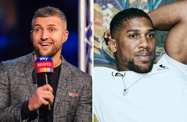 Carl Froch has asked Anthony Joshua for a face-to-face meeting to resolve their differences. Photo Credit: Dave Thompson/Mark Robinson/Matchroom Boxing