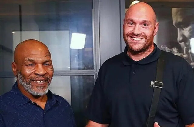 Tyson and Fury are close friends – but who would win? (Image source: Instagram)