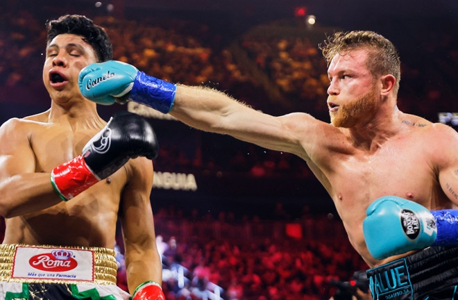 Canelo overcame Munguia in May Photo Credit: Esther Lin/Premier Boxing Champions